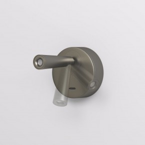 DK5072-DN Бра SHINE WALL со светодиодом, D104*H68, IP20, 3000К, 3W, RA?90, темный никель, алюминий в Сургуте - surgut.mebel24.online | фото 3