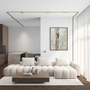 DK5072-SB Бра SHINE WALL со светодиодом, D104*H68, IP20, 3000К, 3W, RA?90, сатинированная латунь, алюминий в Сургуте - surgut.mebel24.online | фото 6