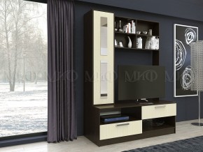 Гостиная Фиеста центр (Дуб Беленый/Венге) в Сургуте - surgut.mebel24.online | фото 3
