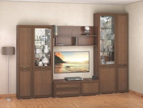 Гостиная-горка Ливорно орех в Сургуте - surgut.mebel24.online | фото 1