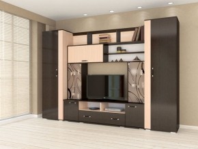 Гостиная Оскар-18-2 венге-дуб молочный в Сургуте - surgut.mebel24.online | фото