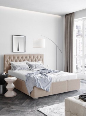 Интерьерная Кровать Октавия Бежевый 1400x2000 в Сургуте - surgut.mebel24.online | фото