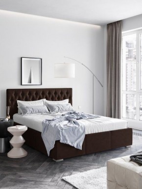Интерьерная Кровать Октавия Коричневый  1400x2000 в Сургуте - surgut.mebel24.online | фото