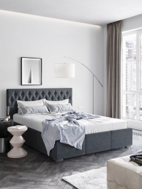 Интерьерная Кровать Октавия Серый 1400x2000 в Сургуте - surgut.mebel24.online | фото