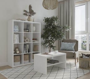 Журнальный стол Энкель 82С, тамбурат, цвет белый в Сургуте - surgut.mebel24.online | фото 4