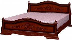 КАРИНА-1 Кровать из массива 1600 (Орех) в Сургуте - surgut.mebel24.online | фото