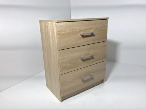 Комод 3 ящика (дуб сонома) в Сургуте - surgut.mebel24.online | фото