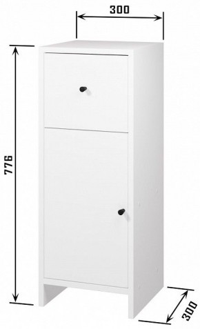 Комод Квадро в Сургуте - surgut.mebel24.online | фото 3