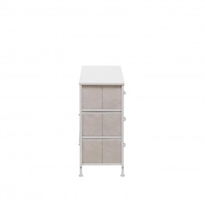 Комод Leset Линкс 6 ящ. (к/з), Каркас Белый, ящики Белые в Сургуте - surgut.mebel24.online | фото 4
