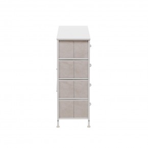 Комод Leset Линкс 8 ящ. (к/з), Каркас Белый, ящики Белые в Сургуте - surgut.mebel24.online | фото 5