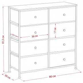 Комод Leset Линкс 8 ящиков (МДФ) в Сургуте - surgut.mebel24.online | фото 12