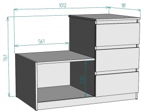 Комод Мальта K207 в Сургуте - surgut.mebel24.online | фото 2