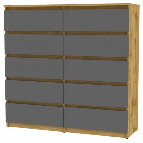 Комод Malta light K154 (ДВ-Графит) в Сургуте - surgut.mebel24.online | фото
