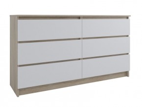 Комод МОРИ МК 1380.6 (Дуб Сонома/Белый) в Сургуте - surgut.mebel24.online | фото 1