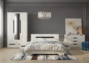 Комод Вега 1200 (Крафт белый - Венге) в Сургуте - surgut.mebel24.online | фото 3