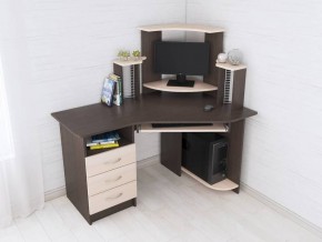 Компьютерный стол Грета-7 венге/дуб молочный в Сургуте - surgut.mebel24.online | фото