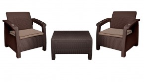 Комплект уличной мебели Yalta Premium Terrace Set (Ялта) шоколадый (+подушки под спину) в Сургуте - surgut.mebel24.online | фото 8