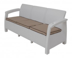 Комплект уличной мебели Yalta Premium Terrace Triple Set (Ялта) белый (+подушки под спину) в Сургуте - surgut.mebel24.online | фото 2