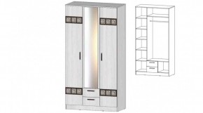 КОСТА-РИКА Шкаф 3-х створчатый (анкор светлый) в Сургуте - surgut.mebel24.online | фото