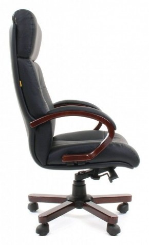 Кресло для руководителя Chairman 421 черный/орех темный, черный в Сургуте - surgut.mebel24.online | фото 3