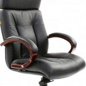 Кресло для руководителя Chairman 421 черный/орех темный, черный в Сургуте - surgut.mebel24.online | фото 6