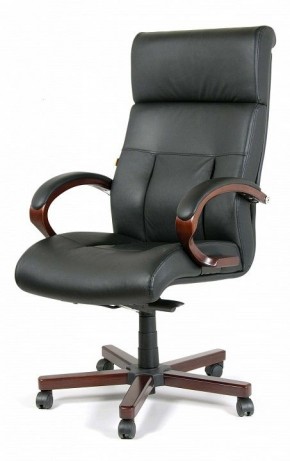 Кресло для руководителя Chairman 421 черный/орех темный, черный в Сургуте - surgut.mebel24.online | фото 7
