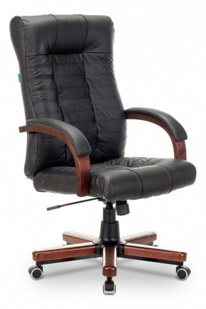 Кресло для руководителя KB-10WALNUT/B/LEATH в Сургуте - surgut.mebel24.online | фото