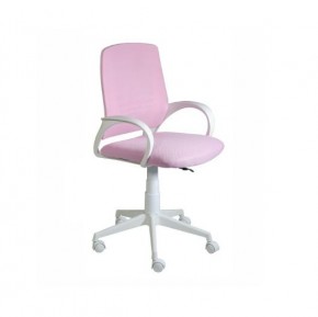 Кресло Ирис White сетка/ткань розовая в Сургуте - surgut.mebel24.online | фото 1