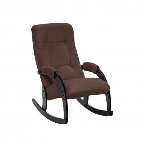 Кресло-качалка Модель 67 Венге, ткань V 26 в Сургуте - surgut.mebel24.online | фото 1