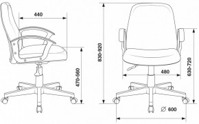 Кресло компьютерное CH-808-LOW/#B в Сургуте - surgut.mebel24.online | фото 3