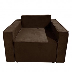 Кресло-кровать Принц КК1-ВК (велюр коричневый) в Сургуте - surgut.mebel24.online | фото