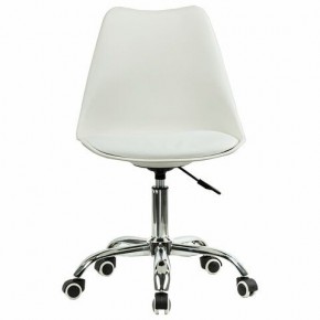Кресло стул BRABIX "Eames MG-310 CH", хром, пластик белый, экокожа белая, 532923 в Сургуте - surgut.mebel24.online | фото 1