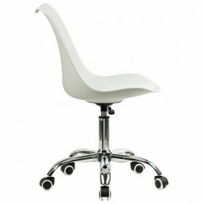 Кресло стул BRABIX "Eames MG-310 CH", хром, пластик белый, экокожа белая, 532923 в Сургуте - surgut.mebel24.online | фото 3