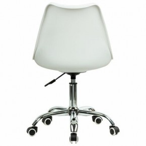 Кресло стул BRABIX "Eames MG-310 CH", хром, пластик белый, ткань серая, 532924 в Сургуте - surgut.mebel24.online | фото 4