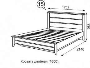 Кровать 1600 с ПМ София 15 в Сургуте - surgut.mebel24.online | фото 3