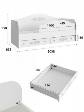 Кровать Ассоль АС-10 в Сургуте - surgut.mebel24.online | фото 6