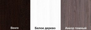 Кровать-чердак Пионер 1 (800*1900) Ирис/Белое дерево, Анкор темный, Венге в Сургуте - surgut.mebel24.online | фото 2