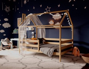 Кровать-домик 80*160 без покраски в Сургуте - surgut.mebel24.online | фото 2