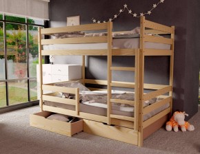 Кровать двухъярусная без крыши 80*190 без покраски в Сургуте - surgut.mebel24.online | фото
