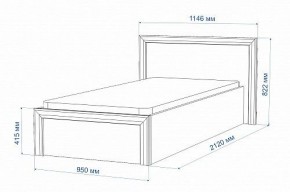 Кровать односпальная Нобиле Кр-90 в Сургуте - surgut.mebel24.online | фото 2