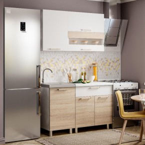 Кухня Айсбери 1.2 м (Белый/Дуб Сонома) в Сургуте - surgut.mebel24.online | фото