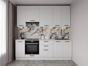Кухонный гарнитур Белый Глянец 2400 h950 (Стол. 38мм) в Сургуте - surgut.mebel24.online | фото