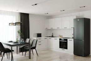 Кухонный гарнитур Белый Глянец 2600*1600 (Стол. 26мм) в Сургуте - surgut.mebel24.online | фото