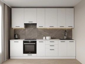 Кухонный гарнитур Белый Глянец 3000 h950 (Стол. 38мм) в Сургуте - surgut.mebel24.online | фото