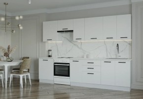 Кухонный гарнитур Белый Глянец 3000 (Стол. 26мм) в Сургуте - surgut.mebel24.online | фото