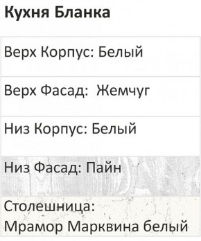 Кухонный гарнитур Бланка 1000 (Стол. 38мм) в Сургуте - surgut.mebel24.online | фото 3