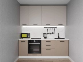 Кухонный гарнитур Каппучино 2200 h950 (Стол. 38мм) в Сургуте - surgut.mebel24.online | фото