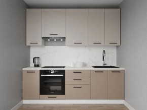 Кухонный гарнитур Каппучино 2400 h950 (Стол. 26мм) в Сургуте - surgut.mebel24.online | фото