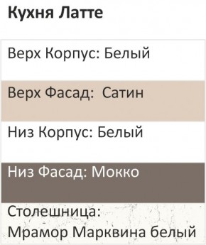 Кухонный гарнитур Латте 1000 (Стол. 26мм) в Сургуте - surgut.mebel24.online | фото 3