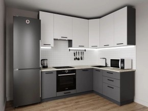 Кухонный гарнитур Меренга 2200*1600 h950 (Стол. 26мм) в Сургуте - surgut.mebel24.online | фото